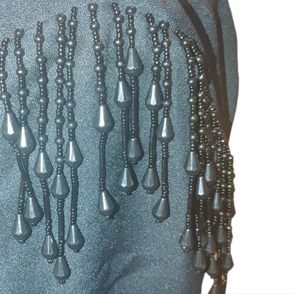 🔥Vintage Beaded Fringe Cropped Jacket - Picture 10 of 13